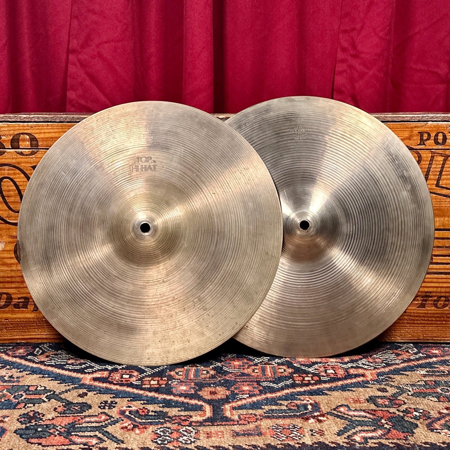 14" Zildjian A 1960s New Beat Hi-Hat Cymbal Pair 956g/1394g *Video Demo*