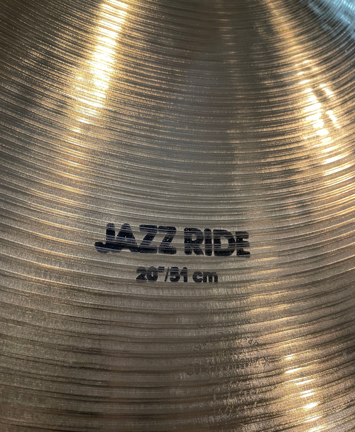 20" Zildjian K Jazz Ride Cymbal 2168g IAK *Video Demo*
