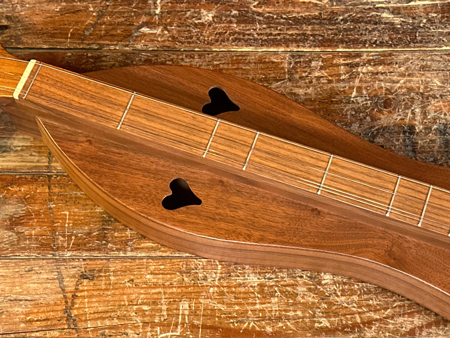 1991 McSpadden FM-12W Hourglass Mountain Dulcimer Walnut w/ OCBC