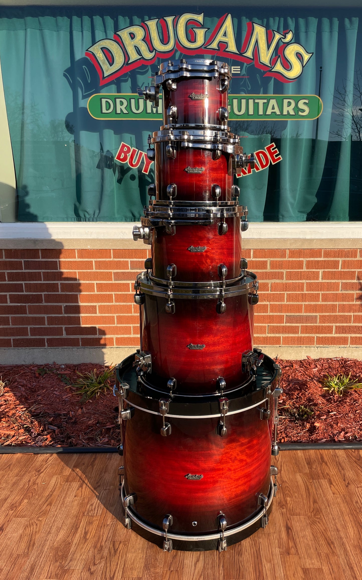 Tama Starclassic Bubinga Drum Set Red Mahogany Burst 22/8/10/12/16