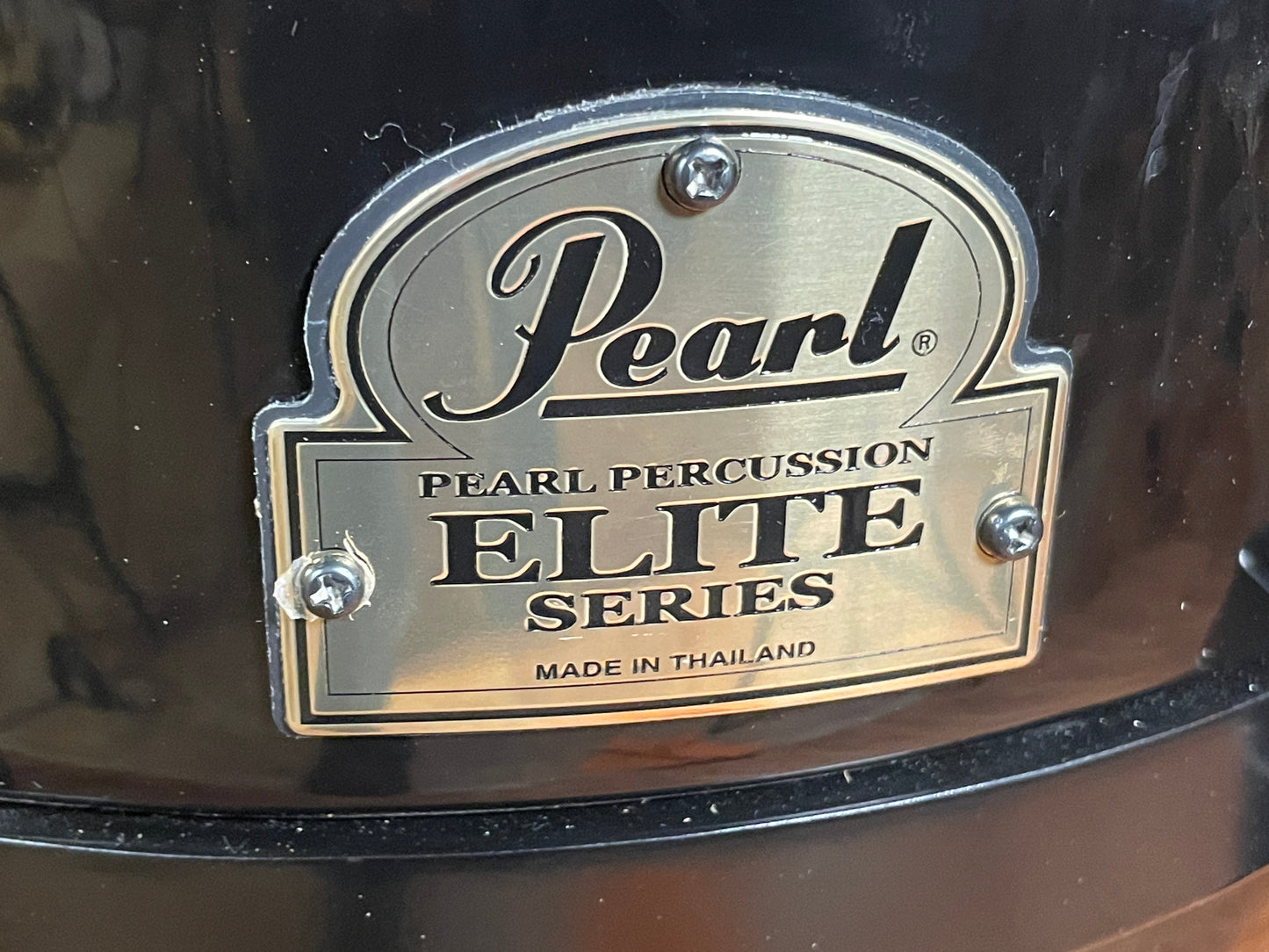 Pearl 12.5" Elite Series Fiberglass Djembe Black Corey Miller