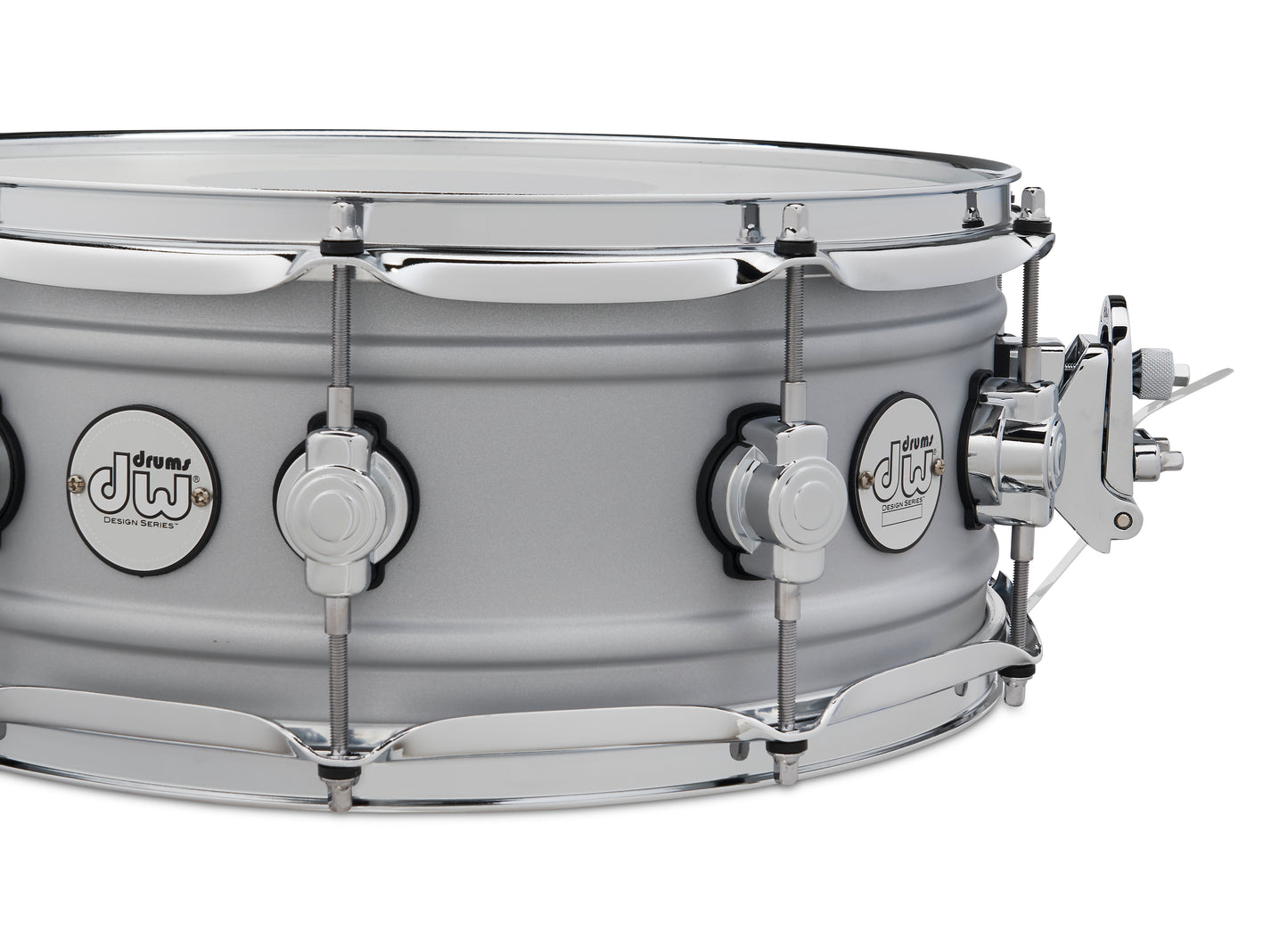 DW Design Series Matte Aluminum 5.5x14 Snare Drum DDSD5514MACR