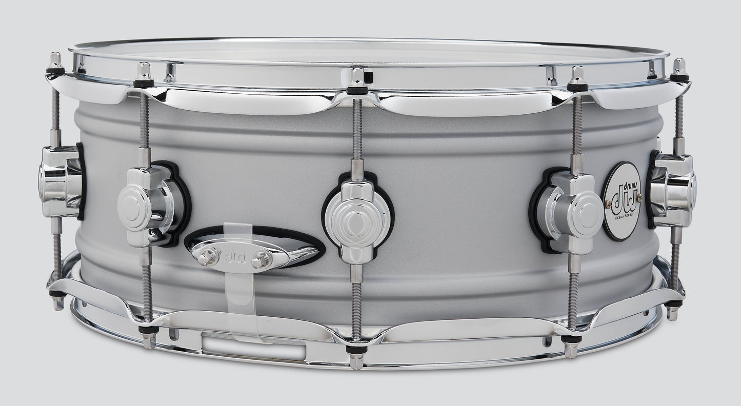 DW Design Series Matte Aluminum 5.5x14 Snare Drum DDSD5514MACR