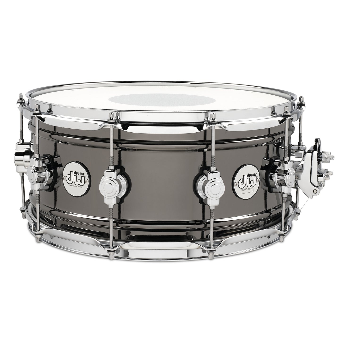 DW Design Series Black Nickel Over Brass 6.5x14 Snare Drum DDSD6514BNCR