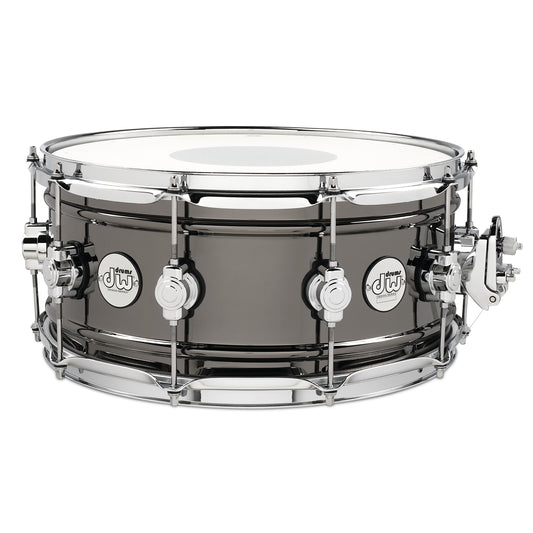 DW Design Series Black Nickel Over Brass 6.5x14 Snare Drum DDSD6514BNCR