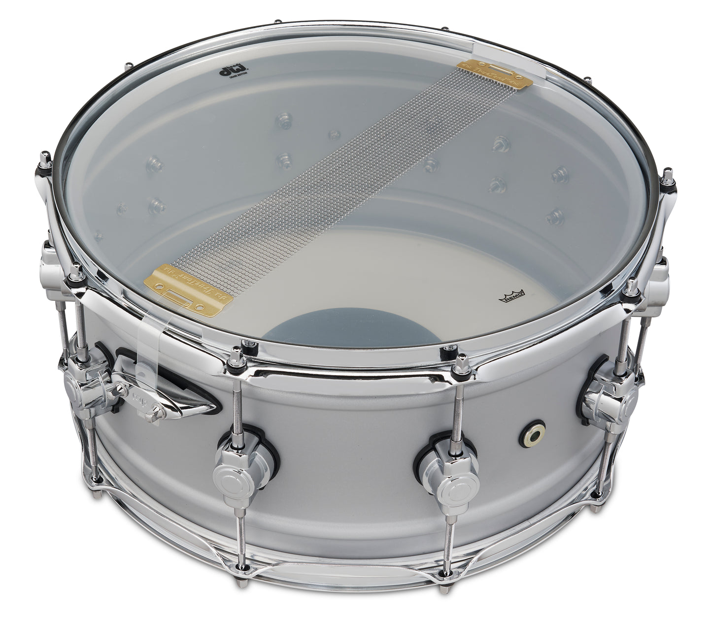 DW Design Series Matte Aluminum 6.5x14 Snare Drum DDSD6514MACR