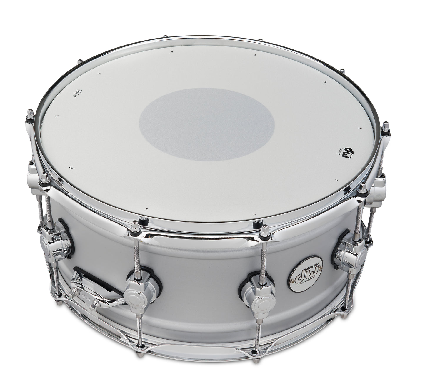DW Design Series Matte Aluminum 6.5x14 Snare Drum DDSD6514MACR