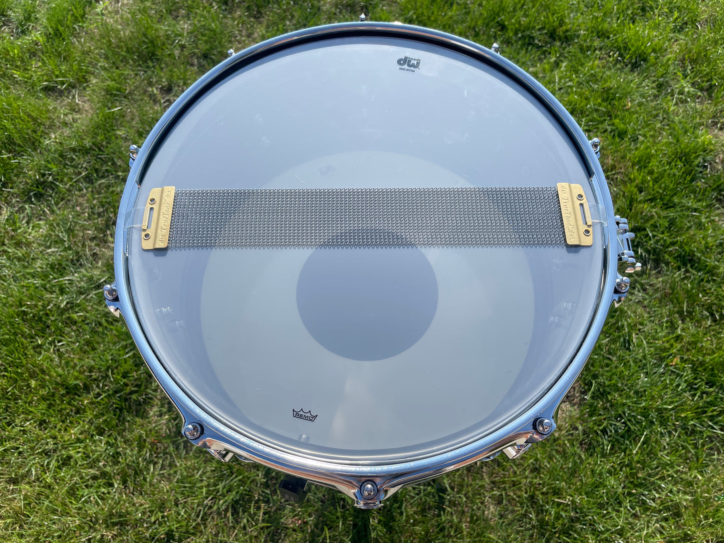 DW Design Series 6.5X14 Black Nickel Over Brass Snare Drum DDSD6514BNCR