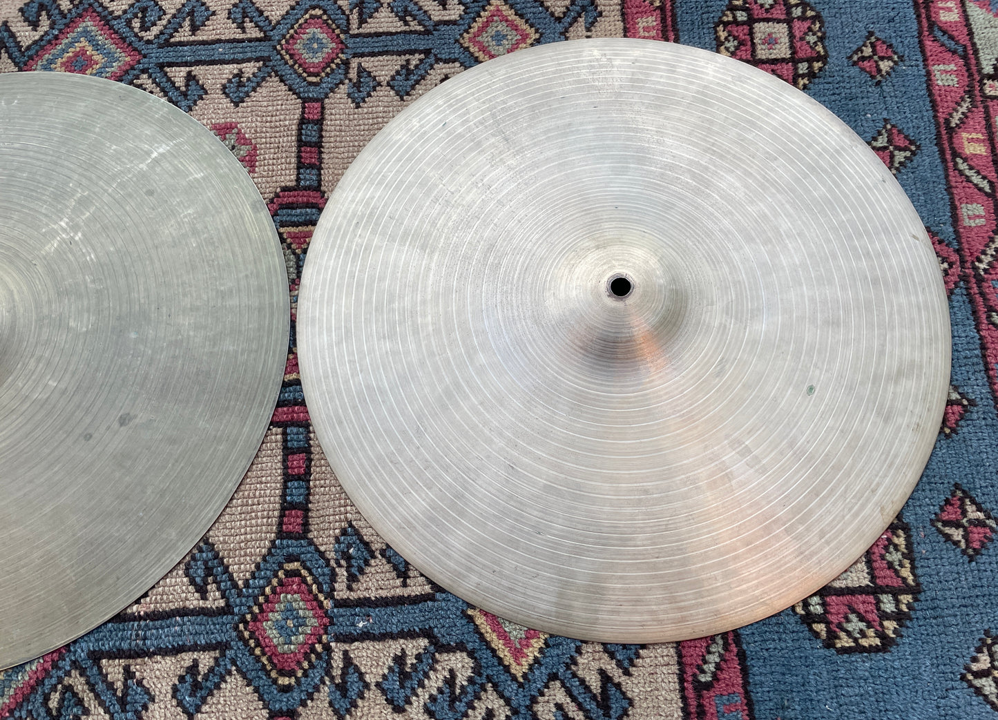 15" Istanbul K Zildjian 1960s Hi-Hat Cymbal Pair 980g/1000g *Video Demo*