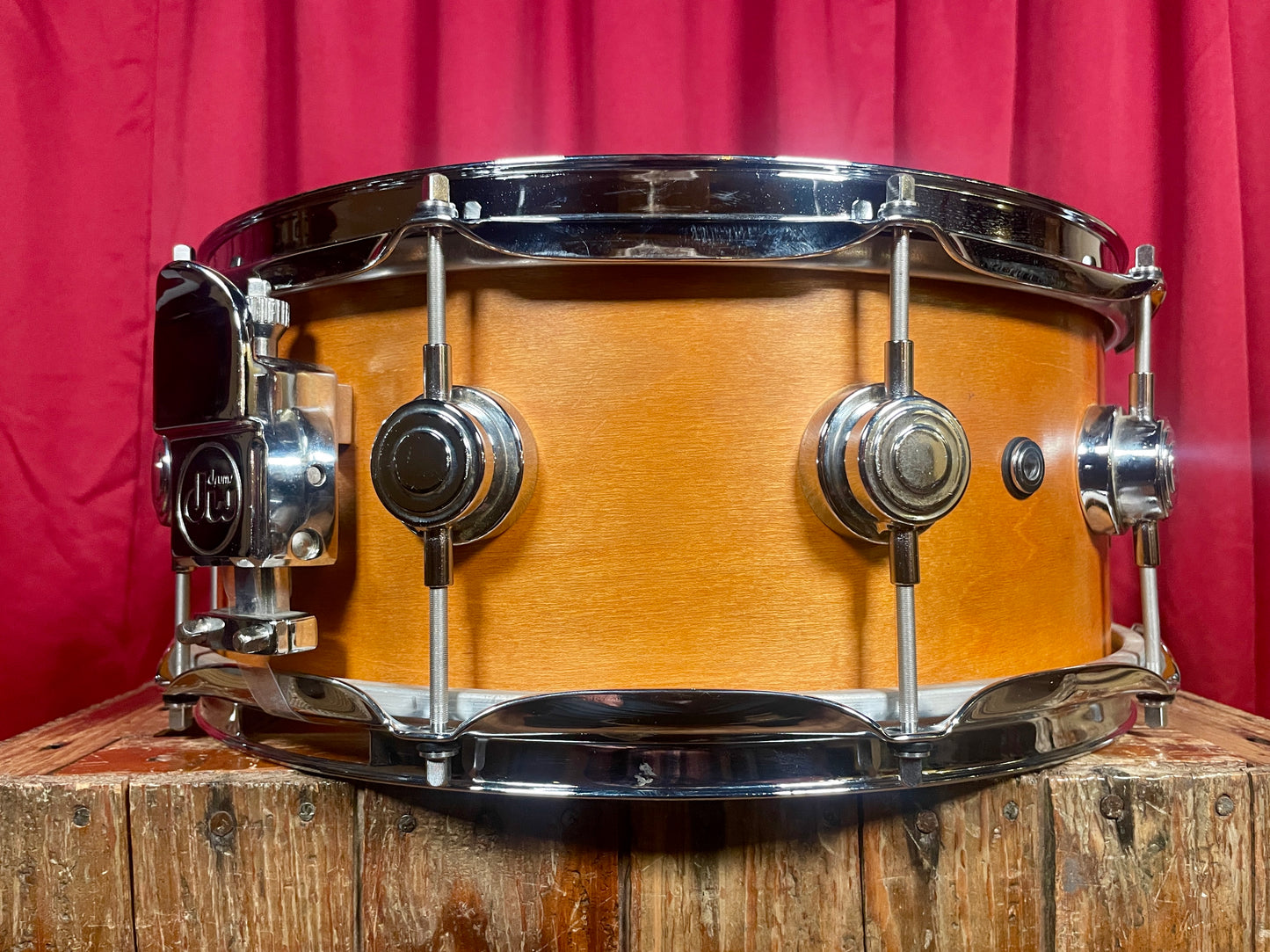 1996 DW Collector's Series 6x14 Maple Snare Drum Keller Shell