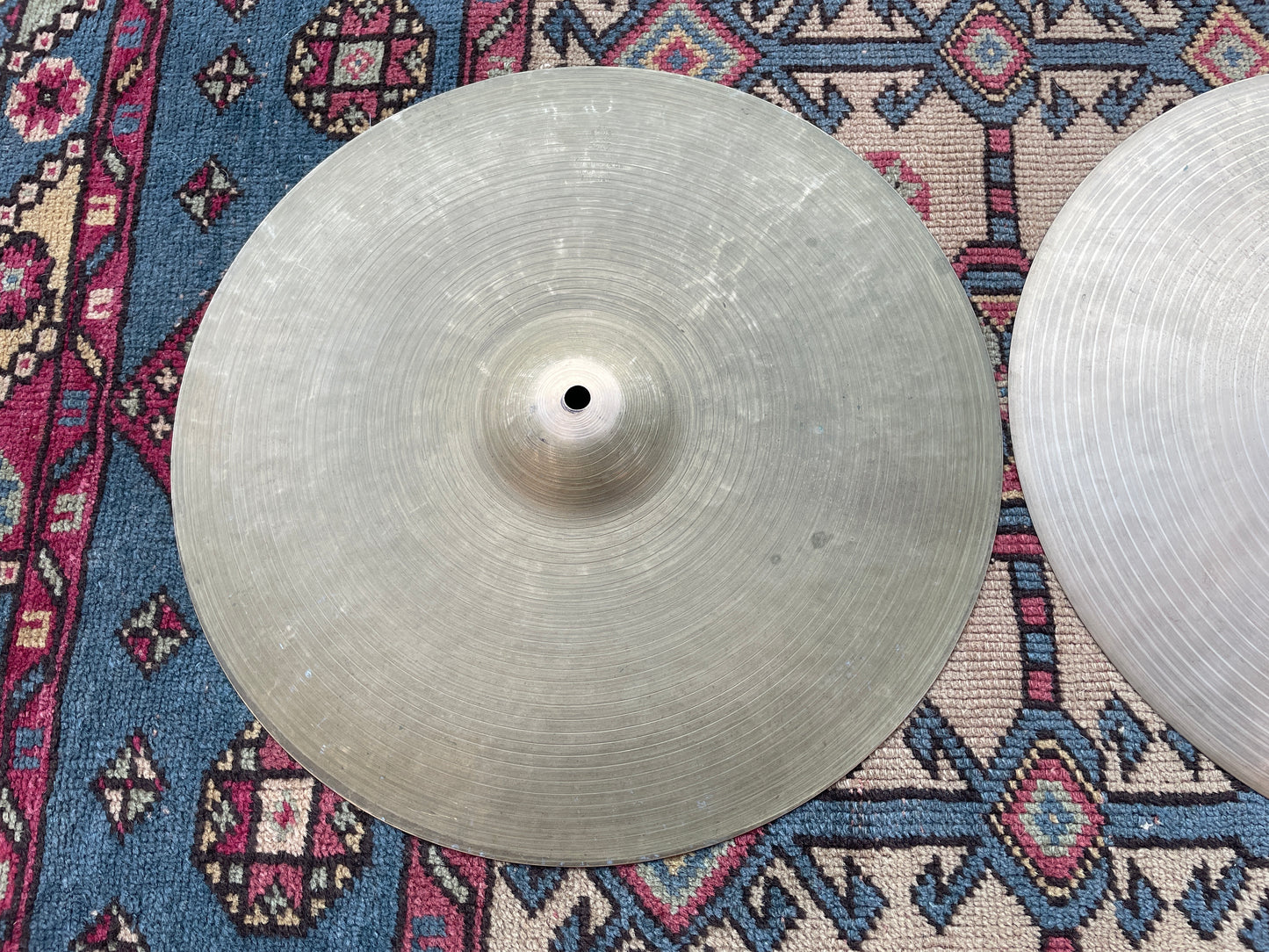 15" Istanbul K Zildjian 1960s Hi-Hat Cymbal Pair 980g/1000g *Video Demo*