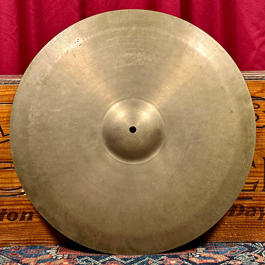 18" Paiste 1960s Formula 602 Pre-Serial Seven Sound Set No. 5 Medium Crash Ride Cymbal 1494g Joe Morello *Video*