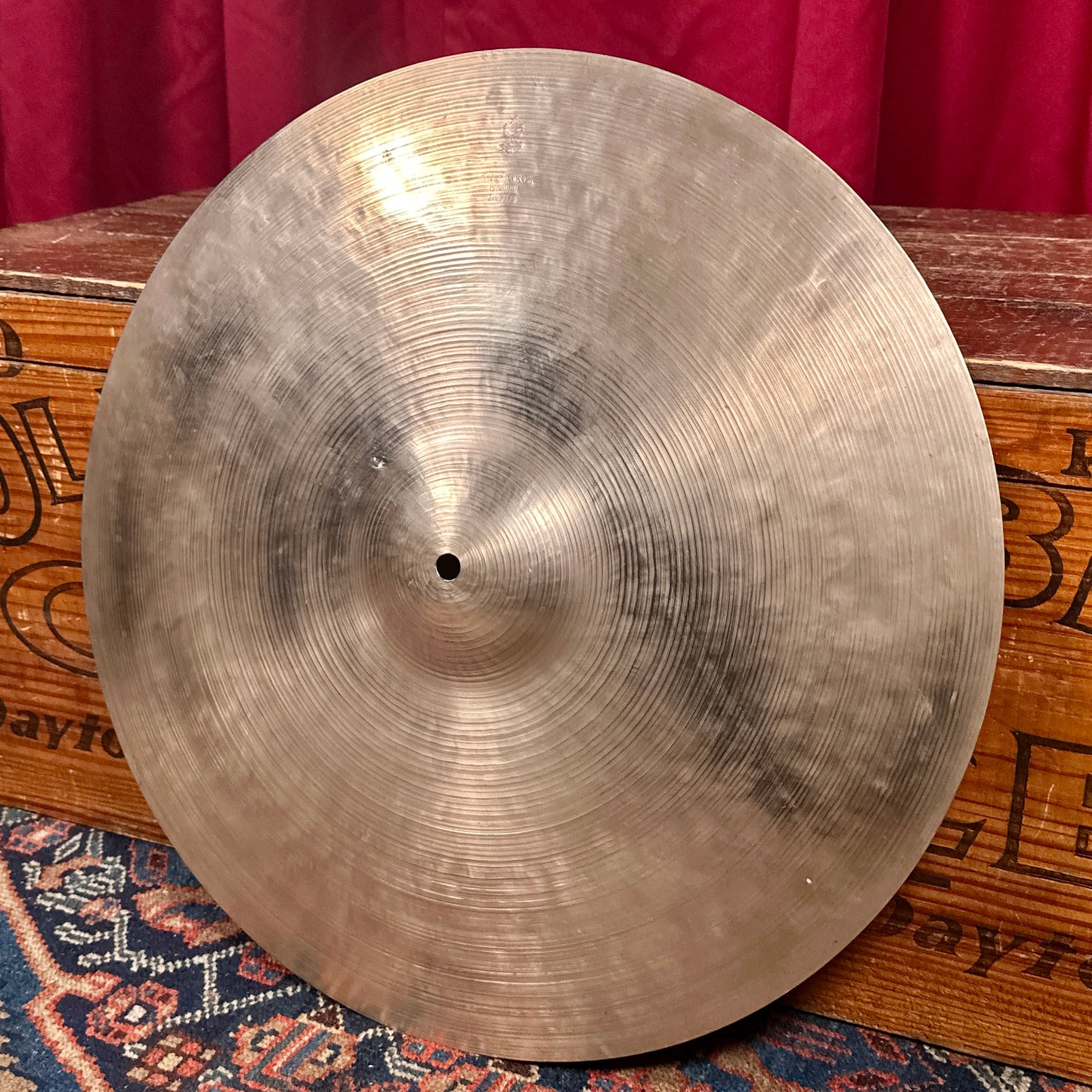 18" K. Zildjian Istanbul 1960s-1970s New Stamp Crash Ride Cymbal 1380g