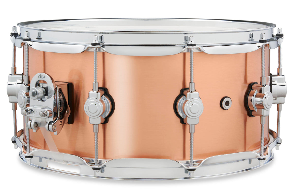 DW Performance Series 1mm Polished Copper 6.5x14 Snare Drum