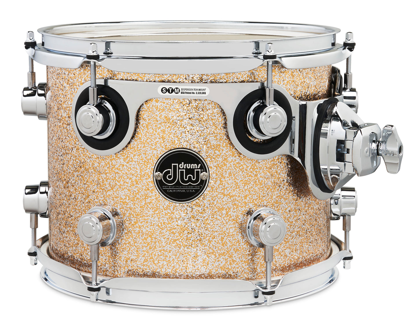 DW Performance Series 4-Piece Shell Pack Drum Set Bermuda Sparkle DRKTPFC04AABR Drum Workshop