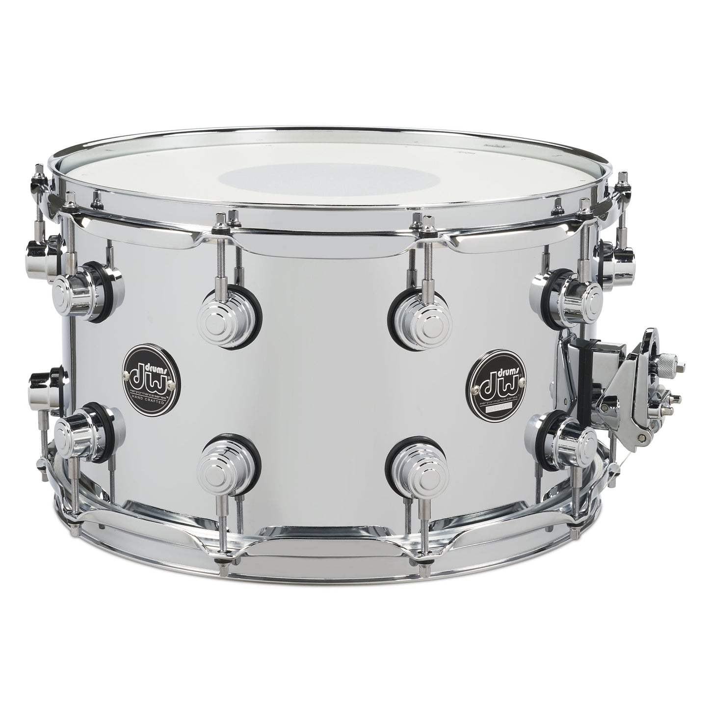 DW Performance Series Chrome Over Steel 8x14 Snare Drum DRPM0814SSCS