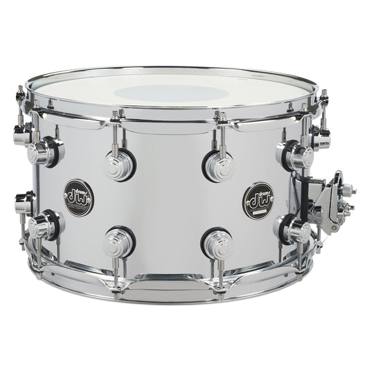 DW Performance Series Chrome Over Steel 8x14 Snare Drum DRPM0814SSCS