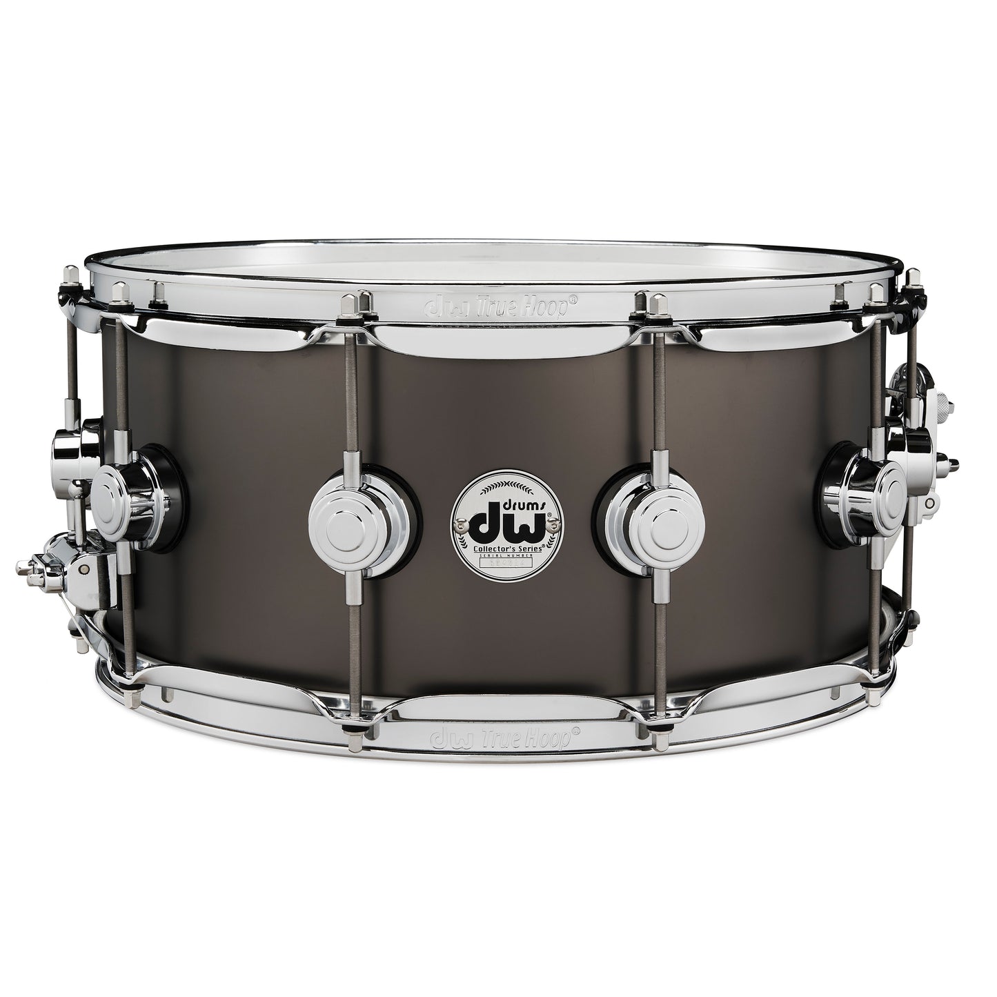 DW Black Nickel Over Brass 6.5x14 Snare Drum DRVB6514SVC