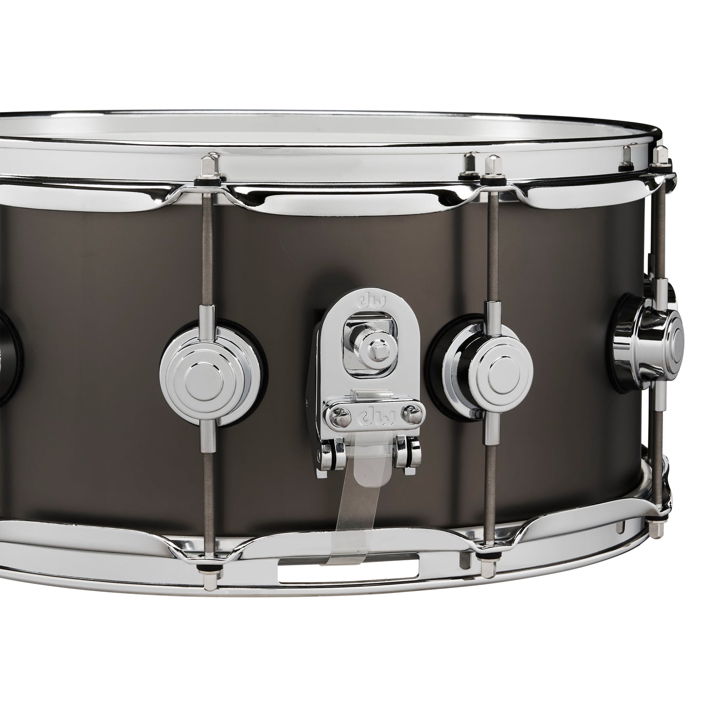 DW Black Nickel Over Brass 6.5x14 Snare Drum DRVB6514SVC
