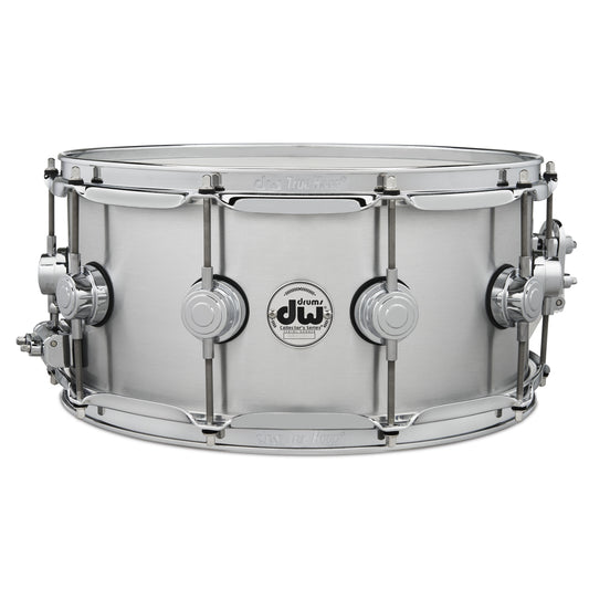 DW Collector's Series 1mm Aluminum 6.5x14 Snare Drum DRVM6514SVC