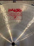 20" Paiste 2002 Medium Crash Ride Cymbal 2034g