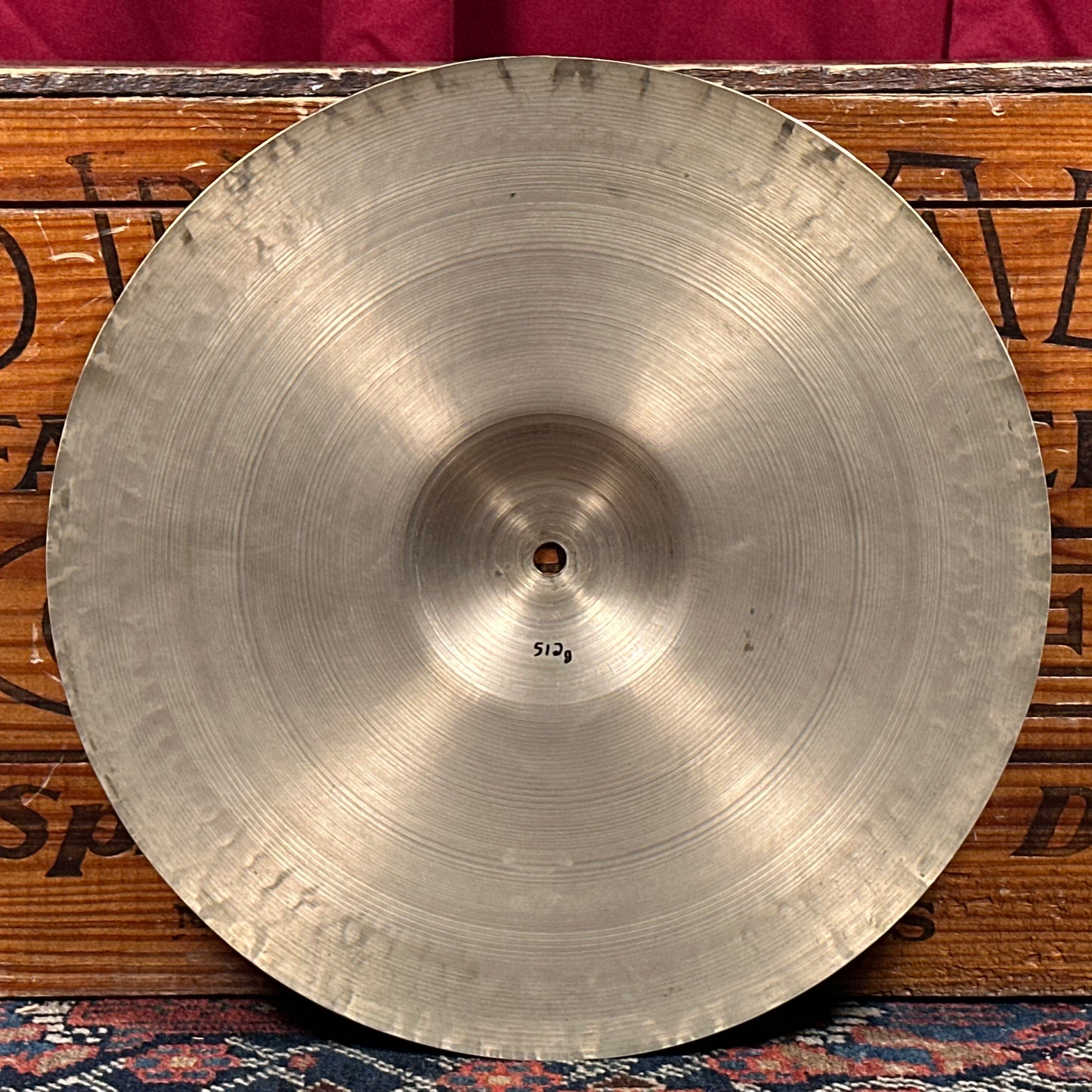 13" Zildjian A 1940s-50s Trans Stamp Hi-Hat Cymbal Pair 486g/512g *Video Demo*