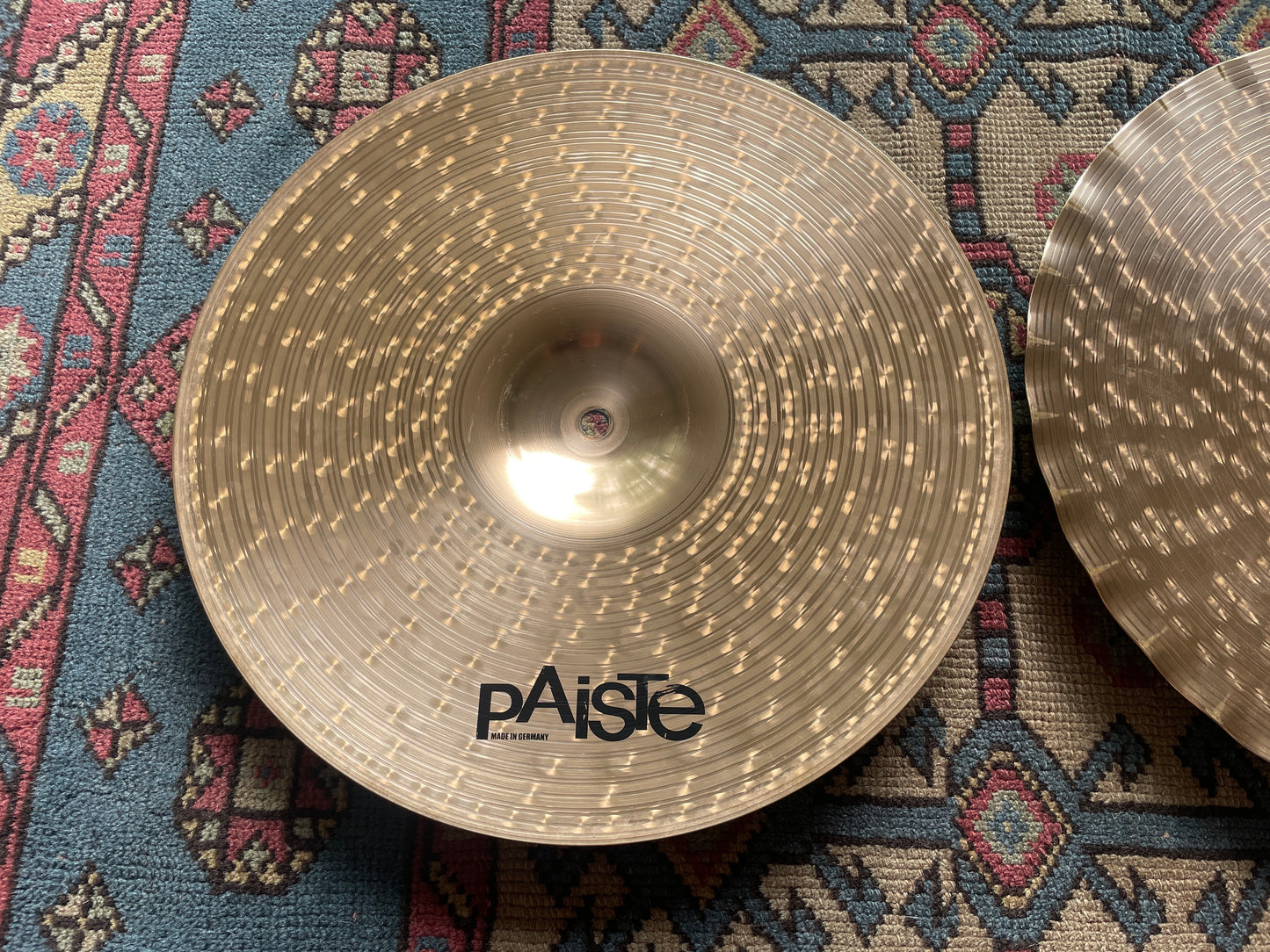 14" Paiste Black Alpha Slipknot Edition Sound Edge Hi-Hat Cymbal Pair 902g/1040g Joey Jordison