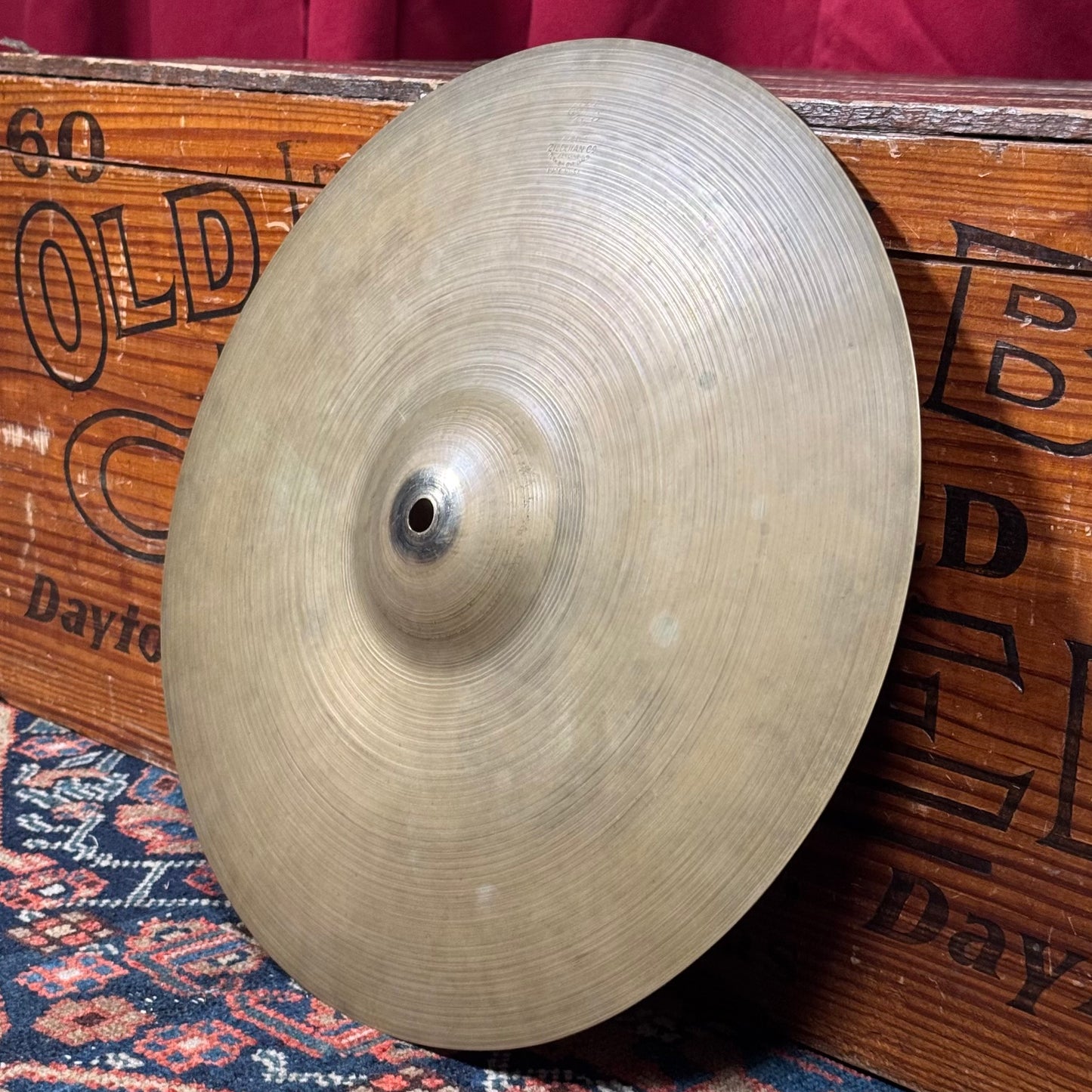 14" Zildjian A 1940s-1950s Trans Stamp Hi-Hat Cymbal Pair 660g/714g *Video Demo*