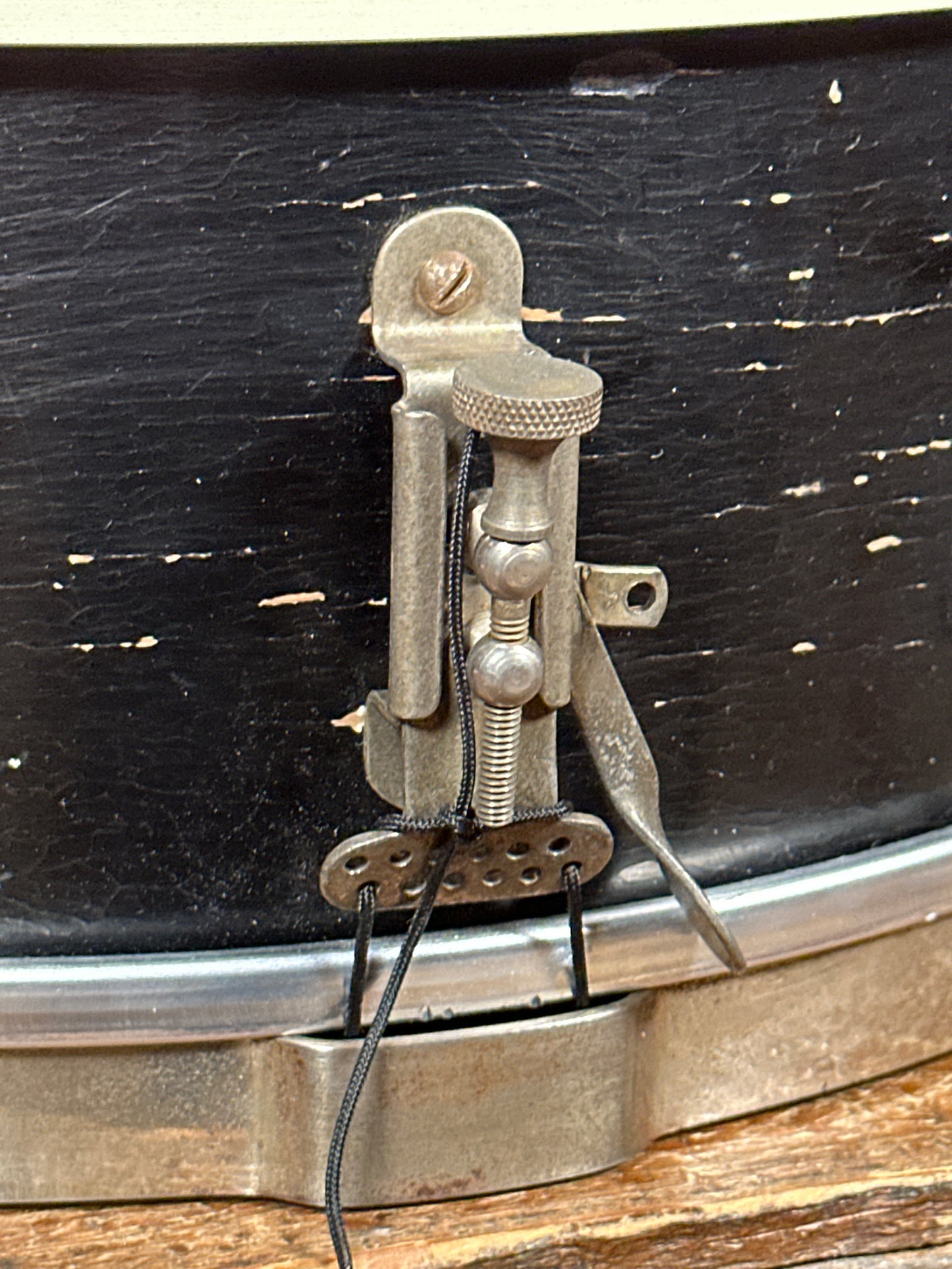 1940s Drum Master 5.5x13 Vintage Sears Roebuck Snare Drum Black