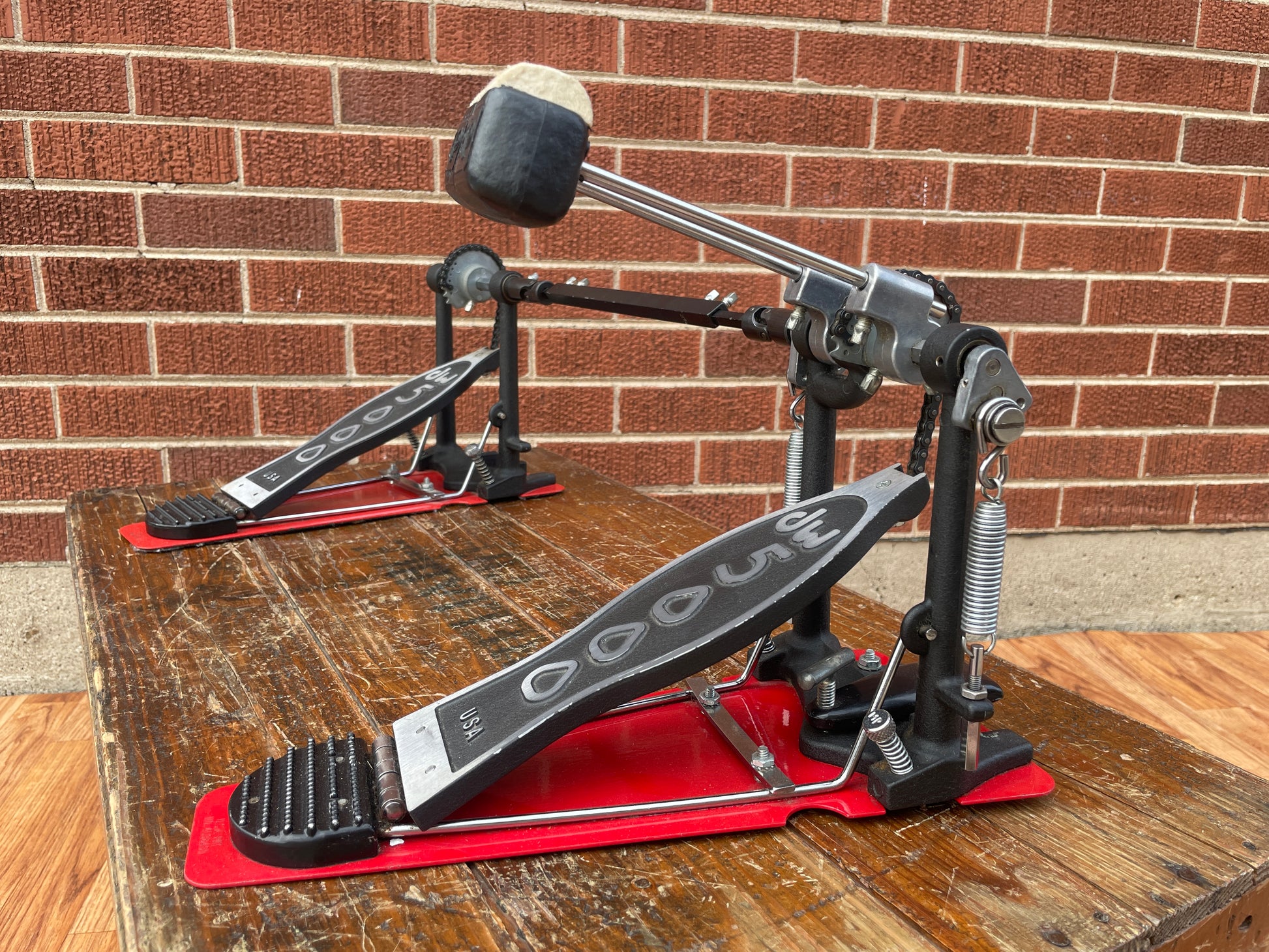 dw 5000 double pedal left footed DW 5000 Series Accelerator Single Chain Double Bass Pedal Drum Worksho – Drugan's Drums & Guitars