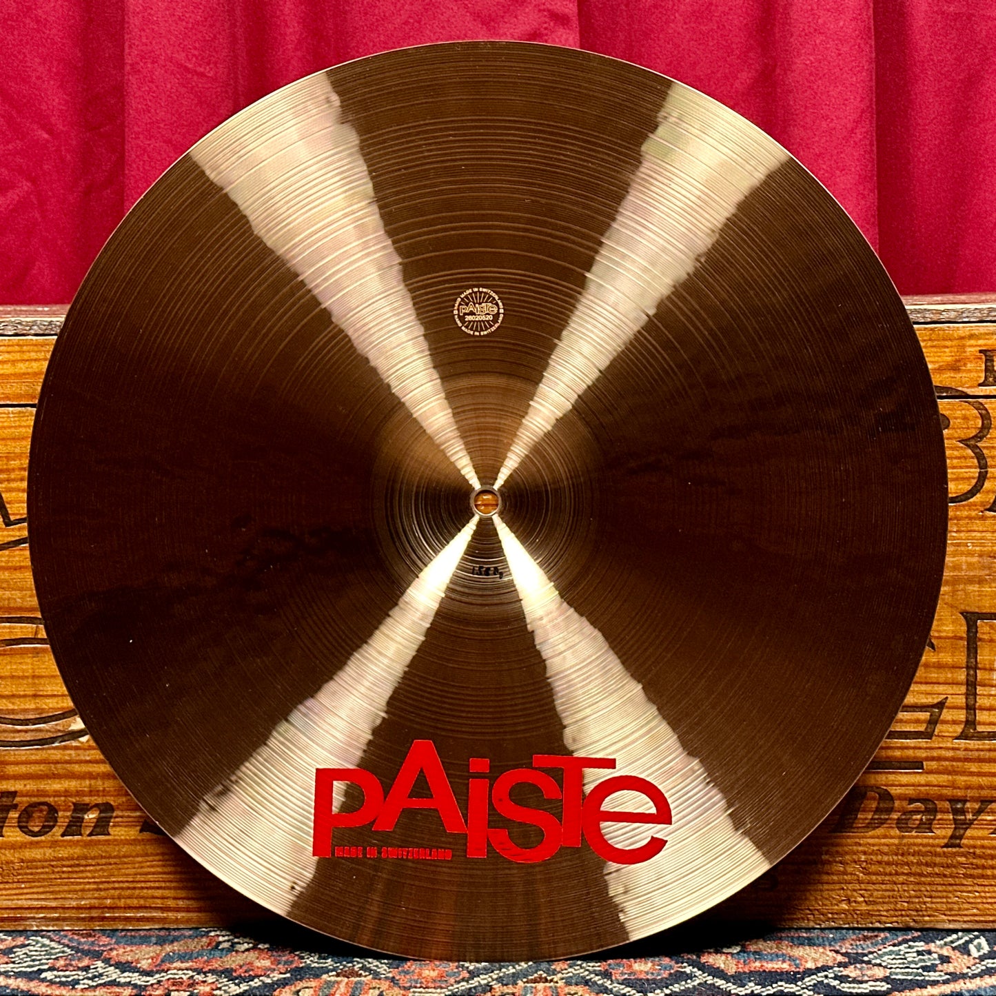 18" Paiste 2002 Medium Crash Cymbal 1562g *Video*