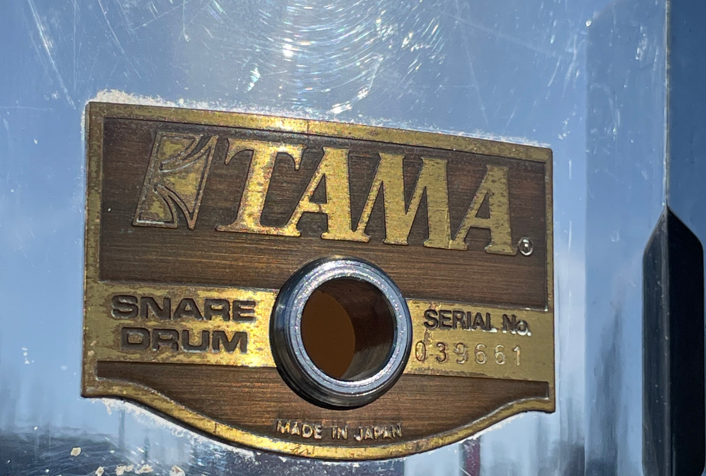 1990s Tama 6.5x14 AW206 Chrome Over Birch Snare MIJ Artwood