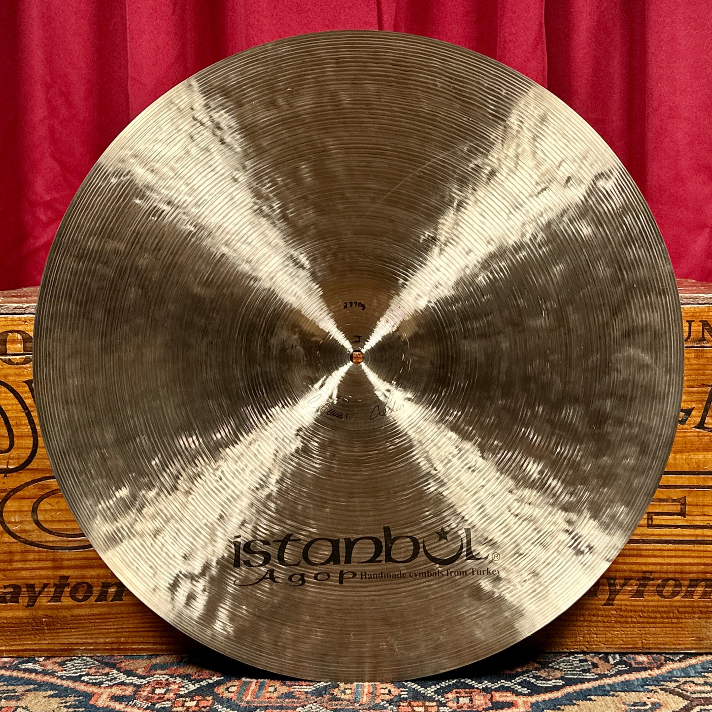 22" Istanbul Agop Traditional Jazz Ride Cymbal 2370g *Video Demo*