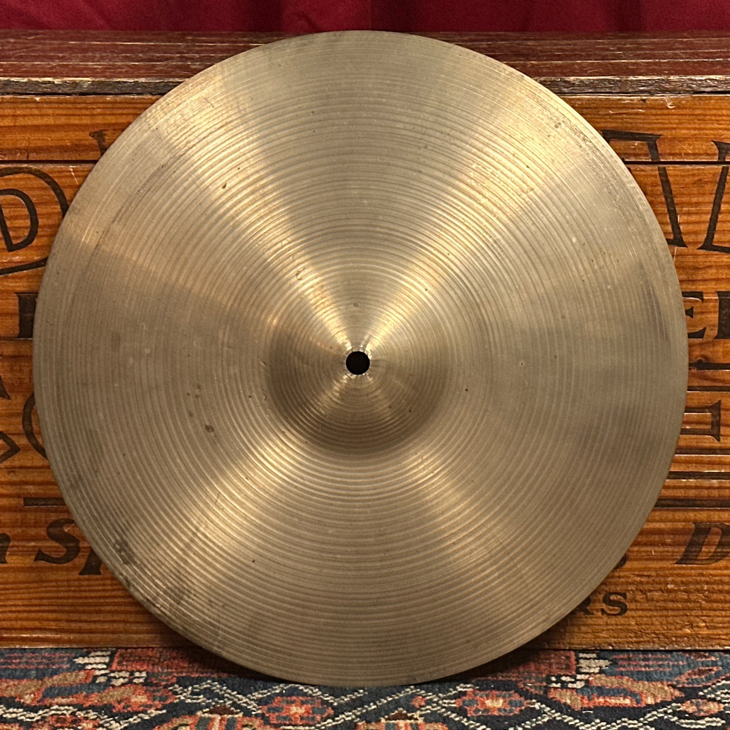 14" Ajaha Medium Hi-Hat Cymbal Pair 774g/788g Pre-UFIP Made In Italy *Video Demo*