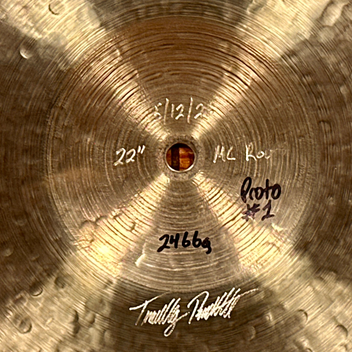 22" Timothy Roberts MC Roots Proto #1 Ride Cymbal 2466g *Video Demo*