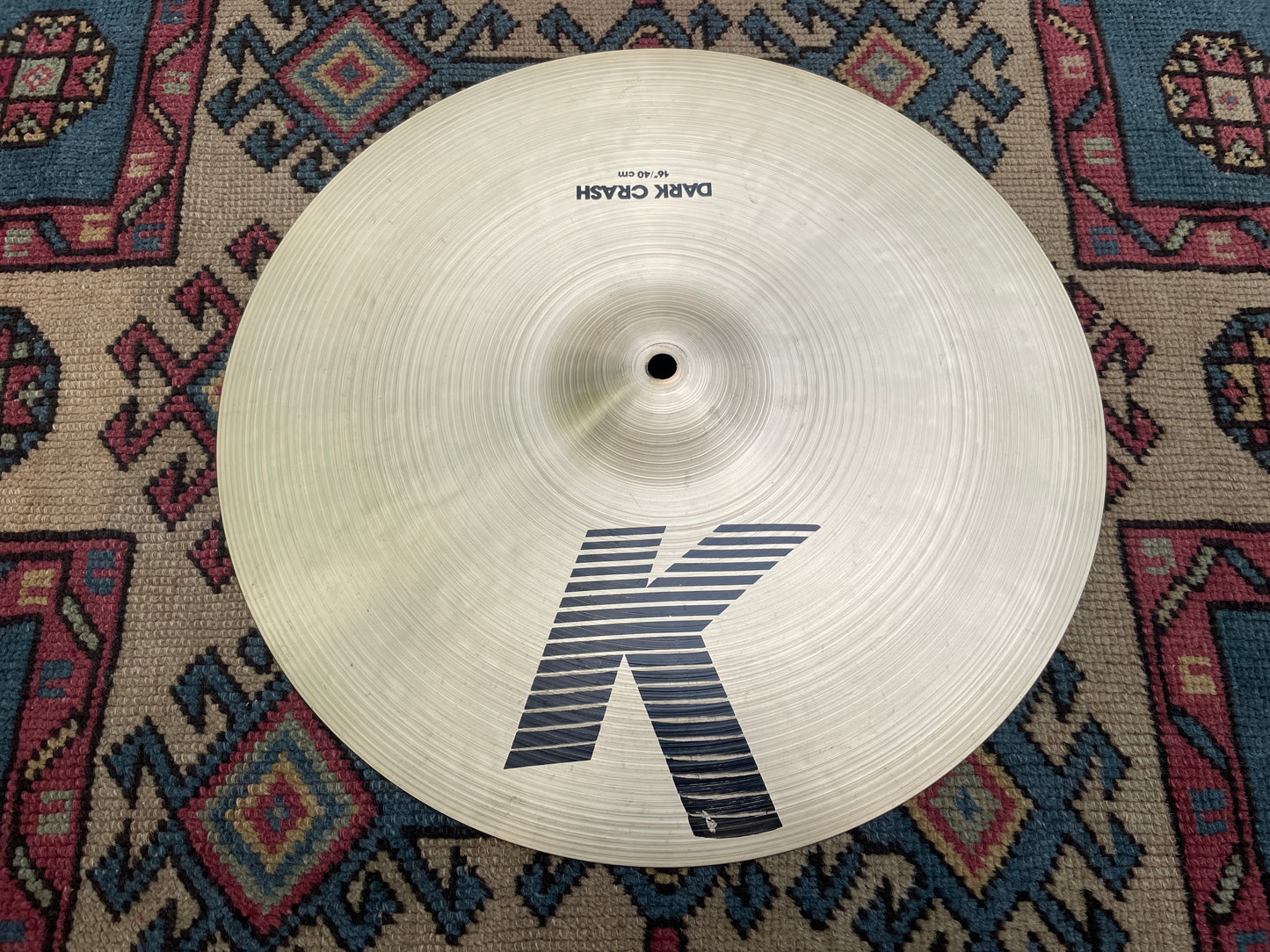 16" Zildjian K Dark Crash Cymbal 1184g IAK *Video Demo*