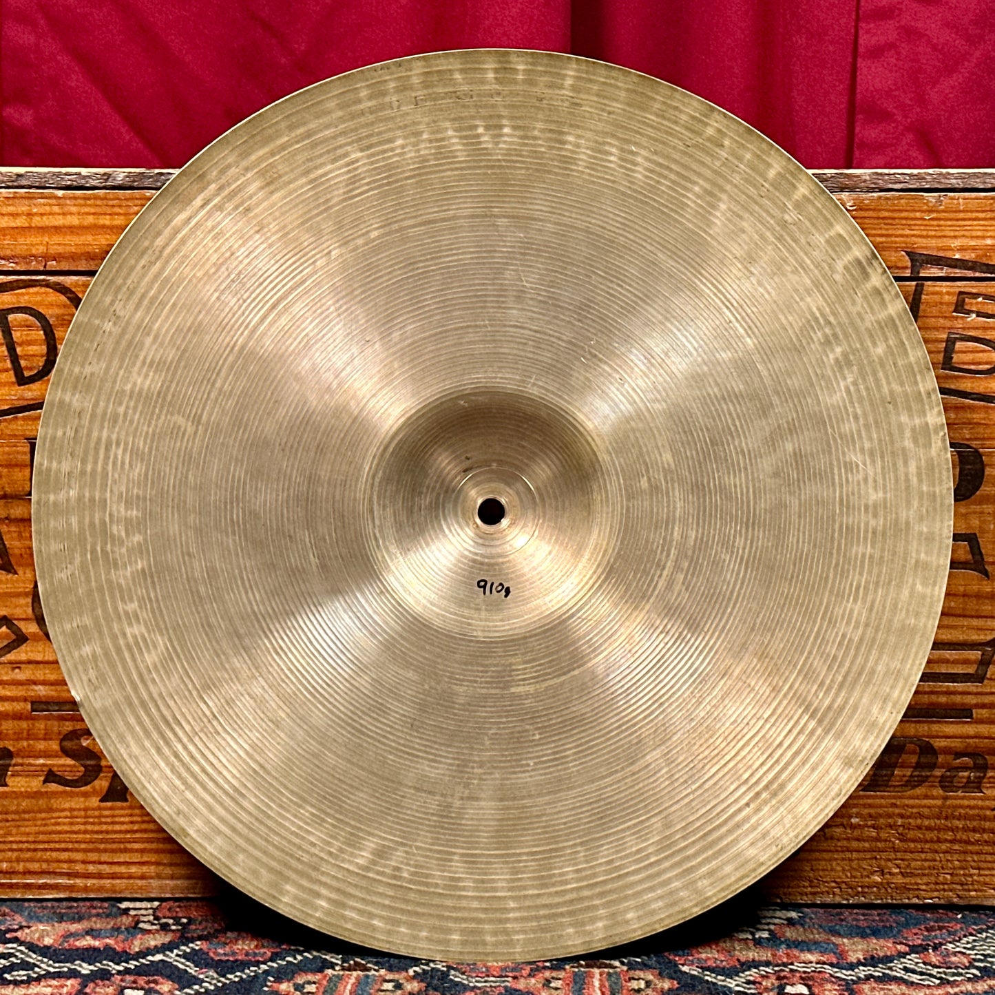15" Zildjian A 1940s-50s Trans Stamp/Small Stamp Hi-Hat Cymbal Pair 874g/910g *Video Demo*
