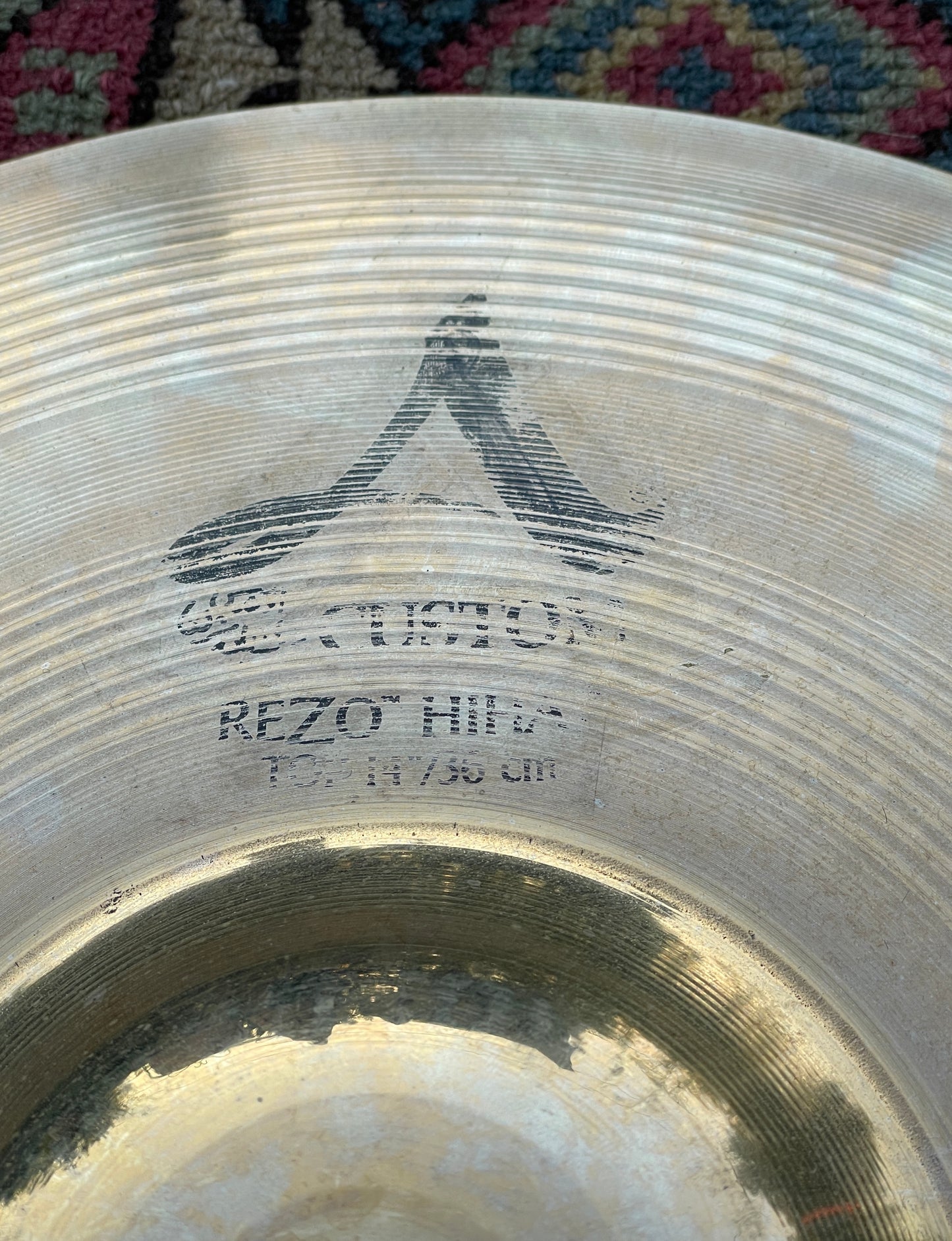 14" Zildjian A Custom Rezo Hi-Hat Cymbal Pair 1058g/1370g