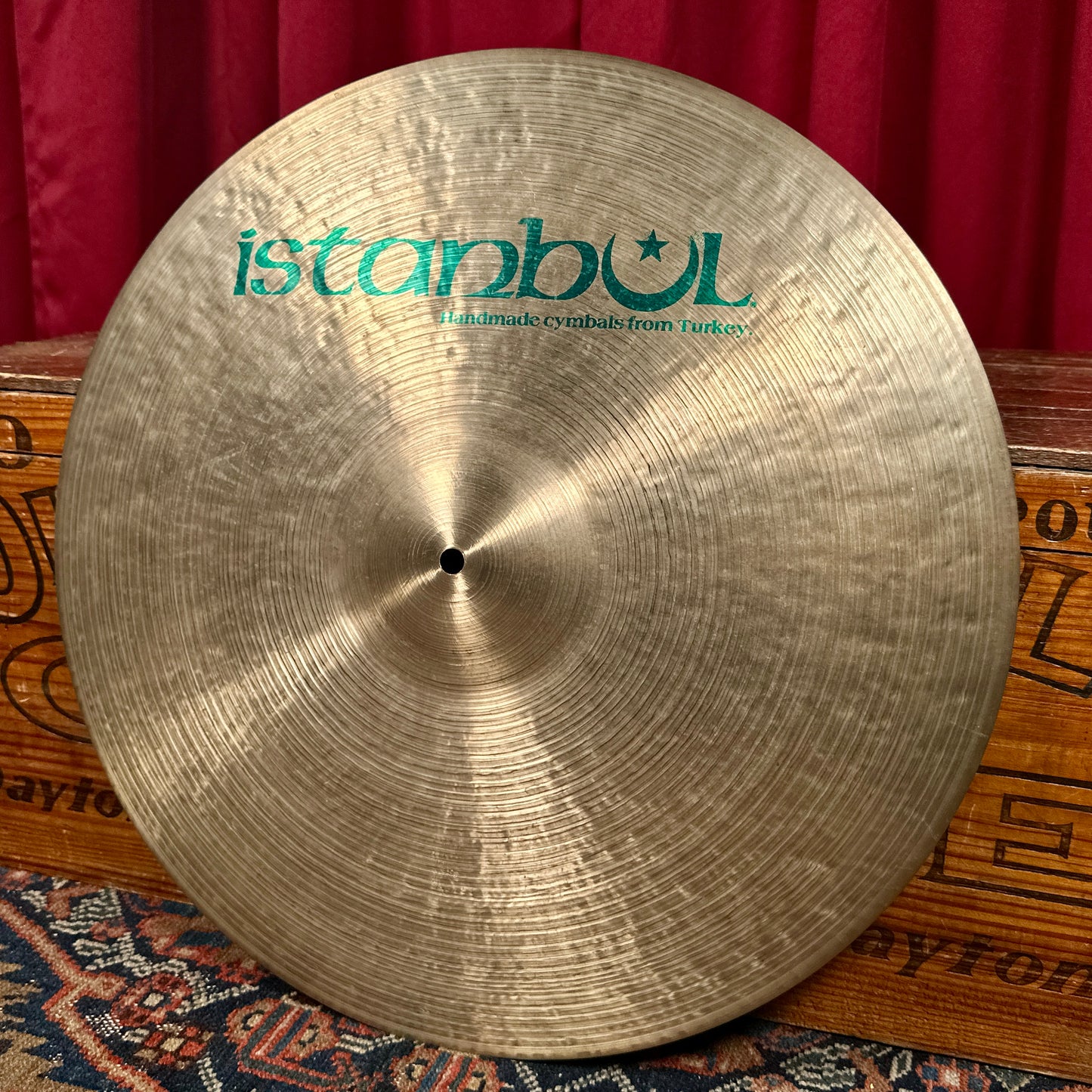 20" Istanbul Pre-Split Green Label Medium Ride Cymbal 2208g *Video Demo*