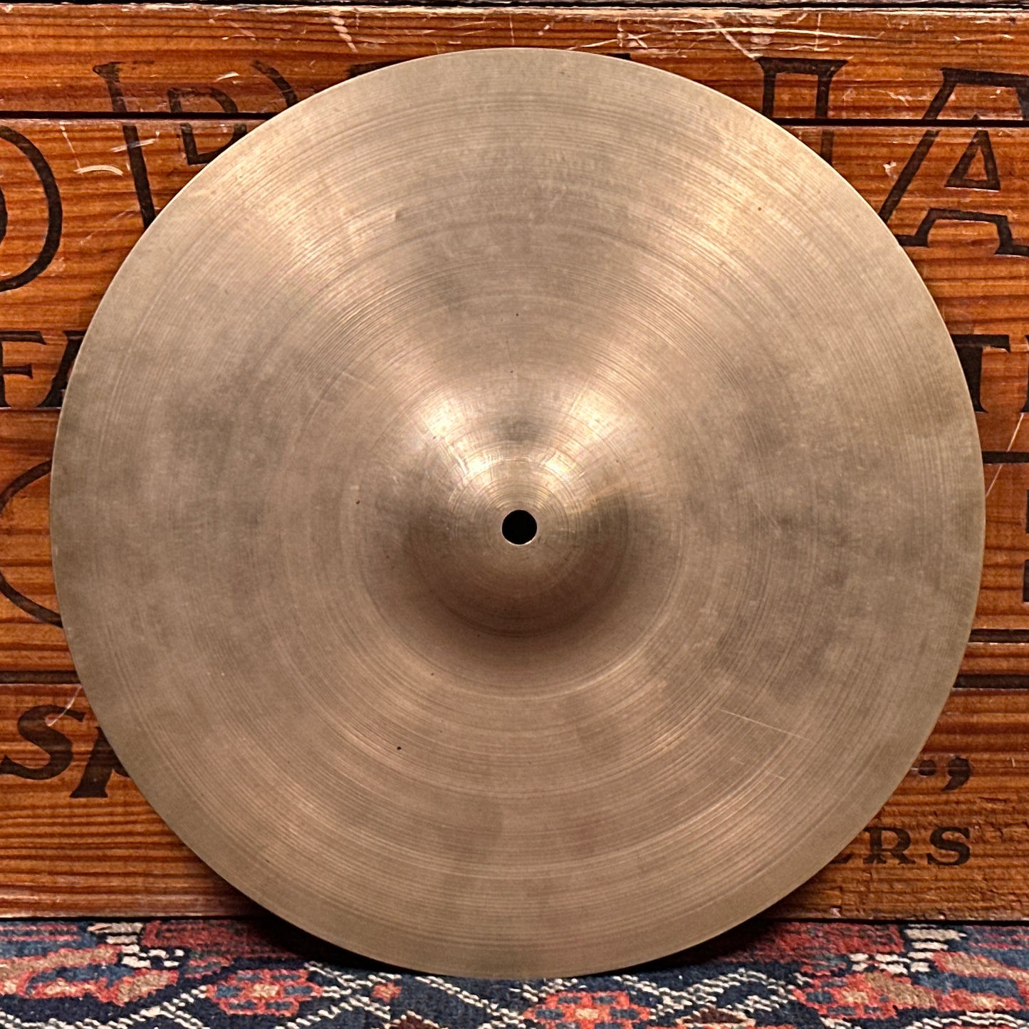12" Pasha 1960s Splash Cymbal 390g Pre-UFIP Made in Italy *Video Demo*