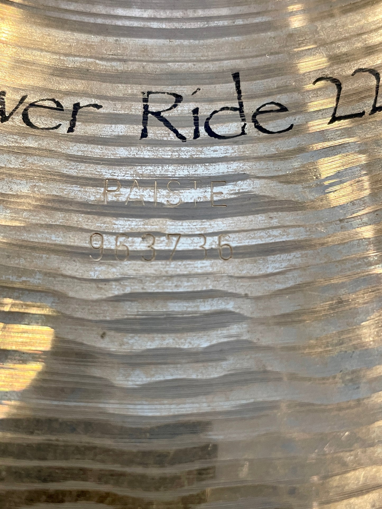 22" Paiste Signature Power Ride Cymbal 3872g