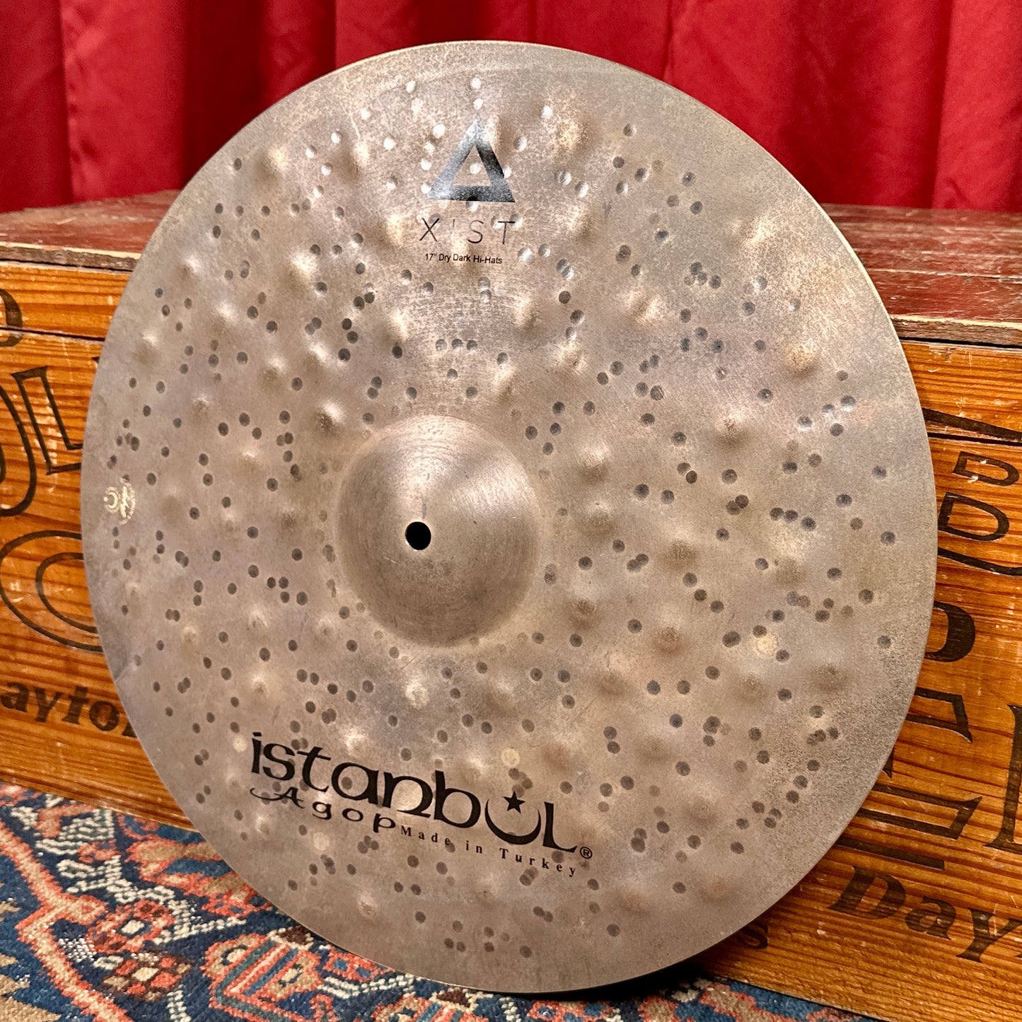 17" Istanbul Agop Xist Dry Dark Hi-Hat Cymbal Pair 1090g/1454g *Video Demo*