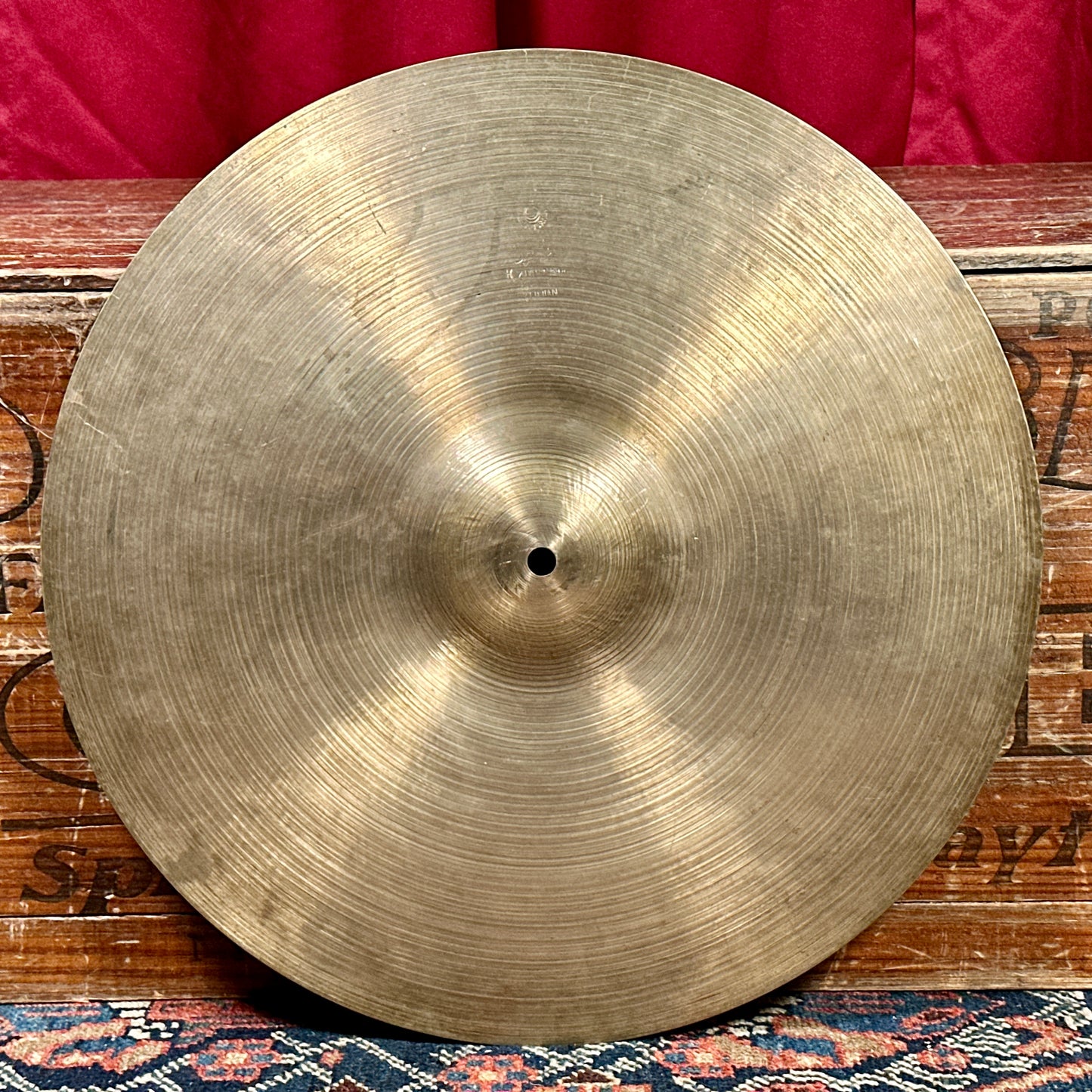 16" K. Zildjian Istanbul 1959 Intermediate Stamp Hi-Hat Cymbal Pair 1088g/1168g *Video Demo*