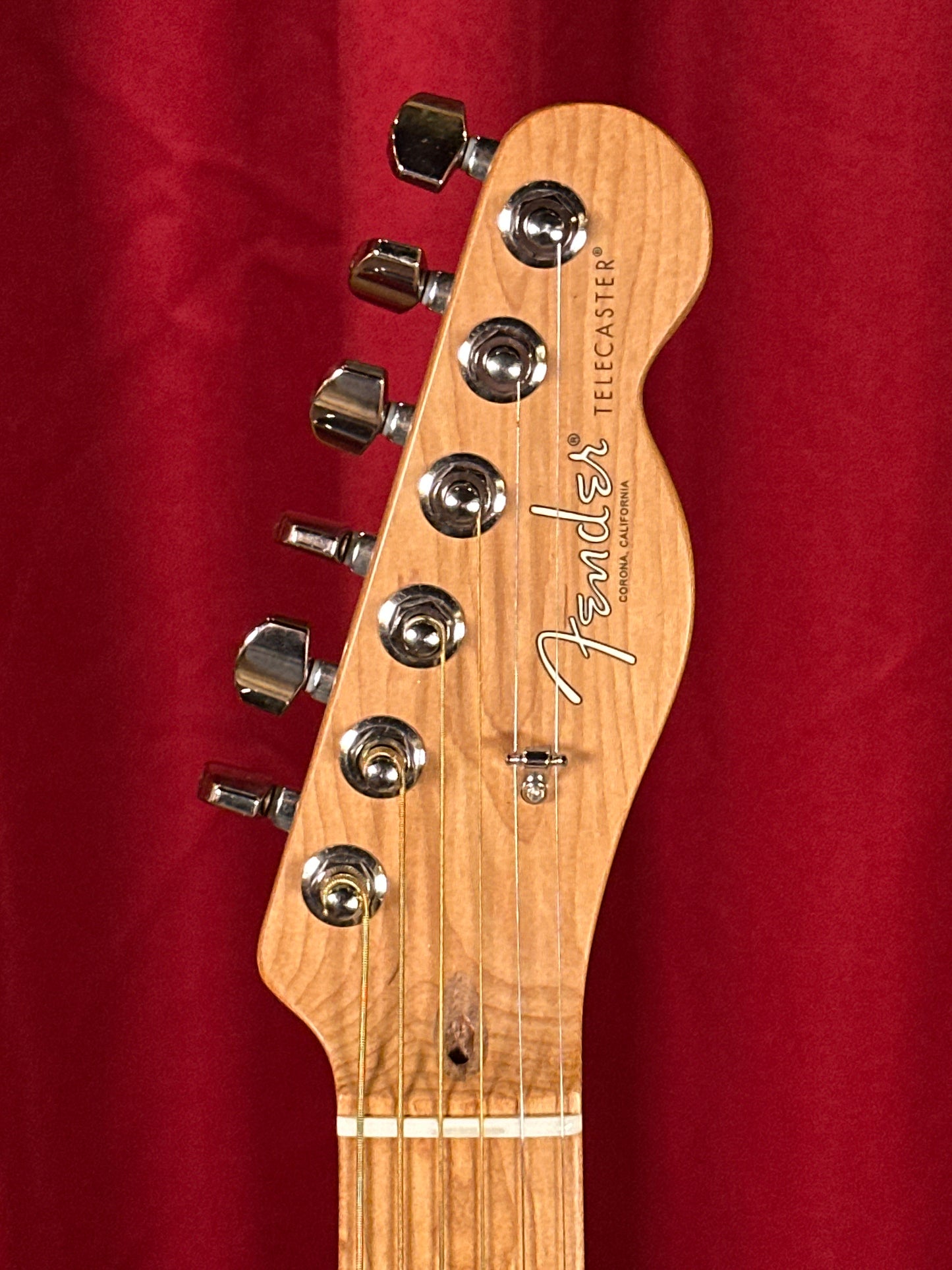 2021 Fender Mod Shop Acoustasonic Telecaster Brushed Sapphire Blue w/ OHSC