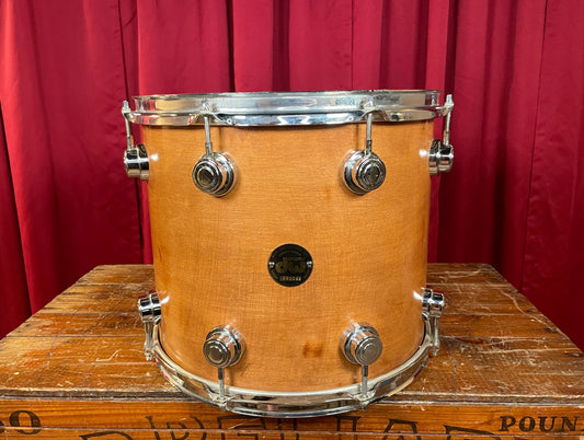 DW 14" Tom Single Natural Refinished 12x14 14x12 Pre-Collector's Series Keller Shell Drum Workshop