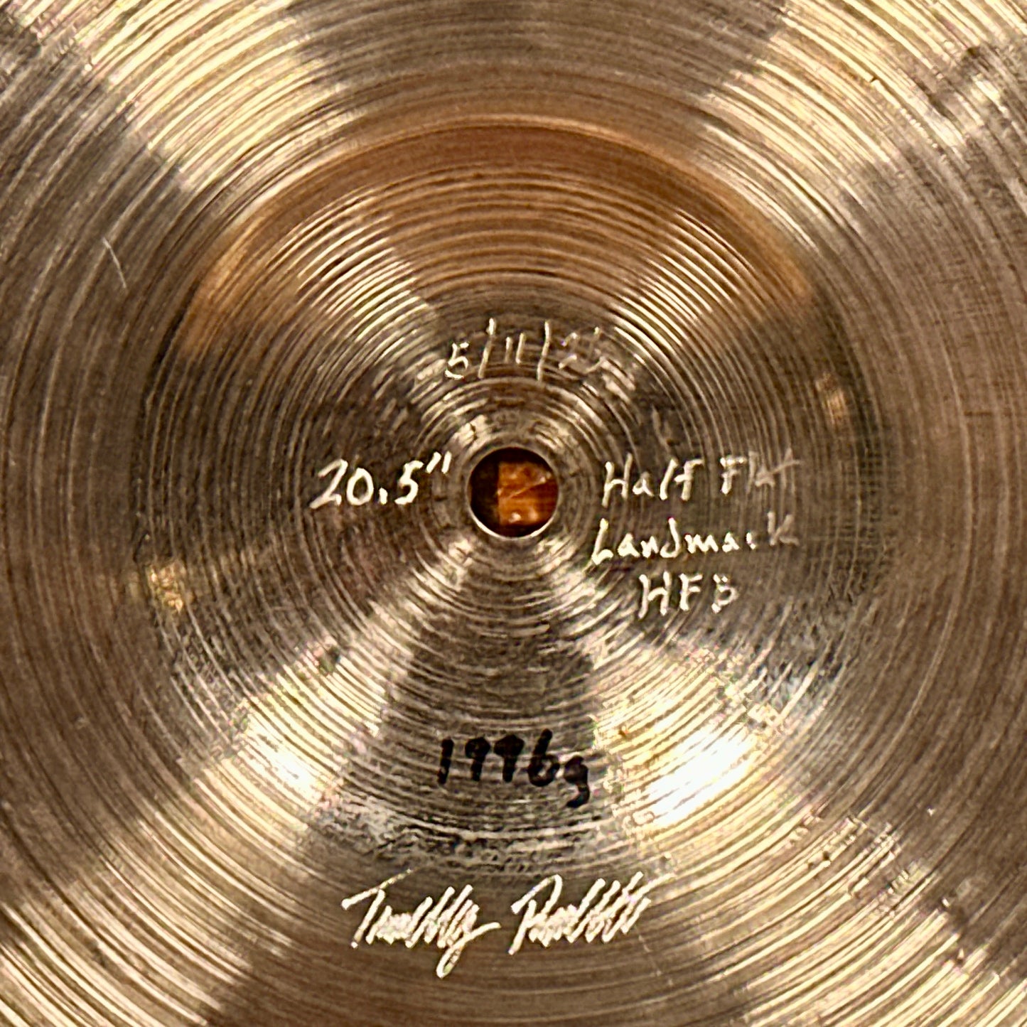 20.5" Timothy Roberts Half Flat Landmark Ride Cymbal 1996g *Video Demo*