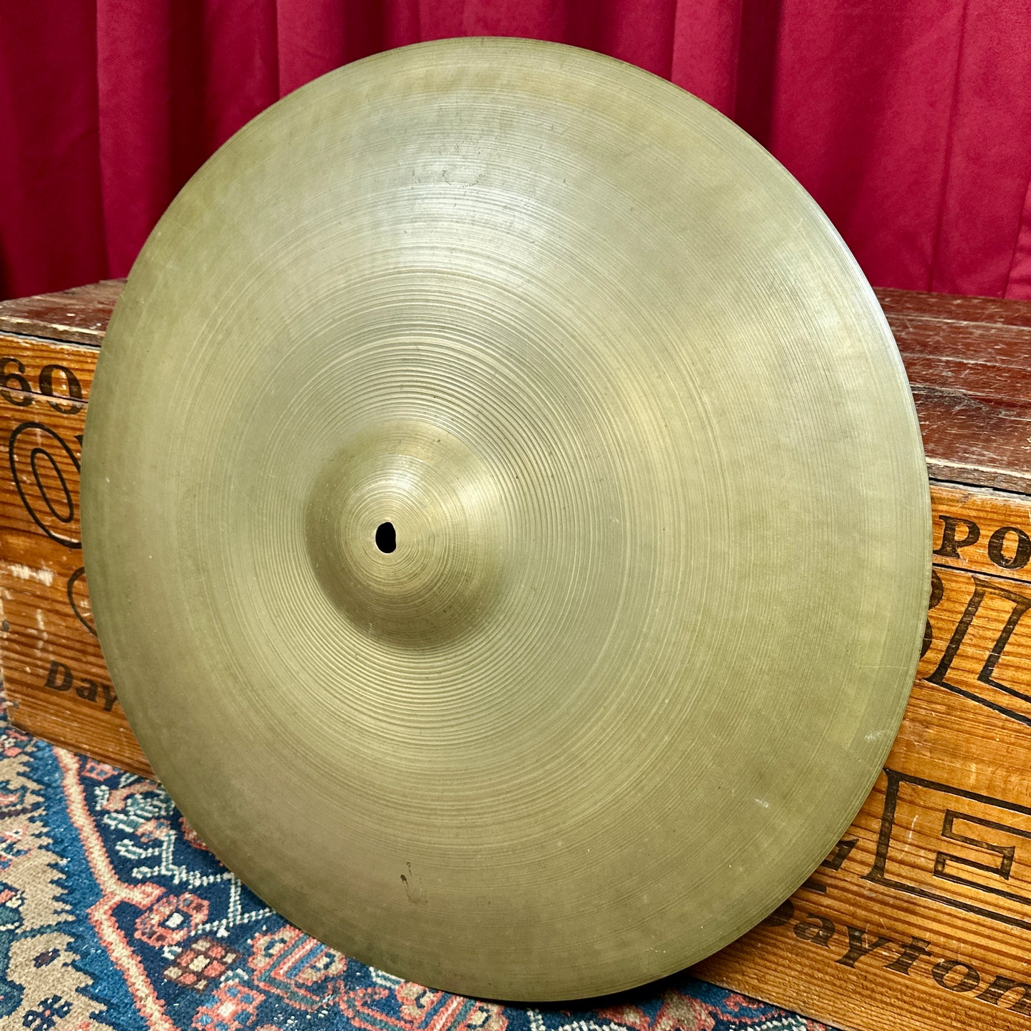 20" Zildjian A 1940s-1950s Trans Stamp Light Crash Ride Cymbal 1792g *Video Demo*