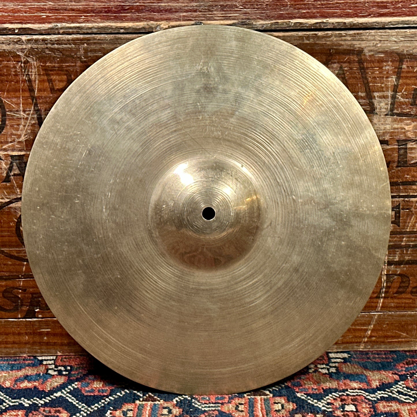 13" Zildjian A 1940s-50s Trans Stamp / 2nd Stamp Hi-Hat Cymbal Pair 446g/538g *Video Demo*