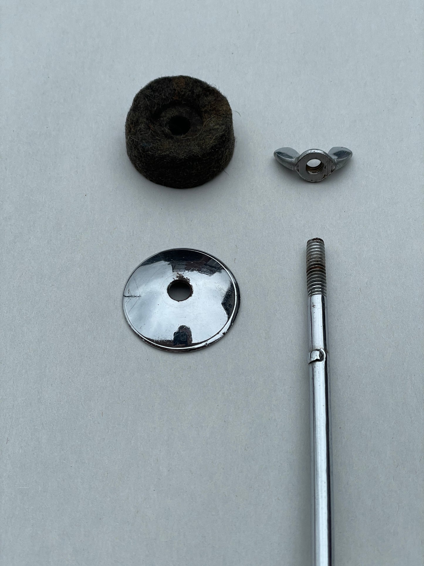 Vintage 1920s-1930s Leedy Walberg & Auge Bass Drum Hoop Mount Cymbal Holder