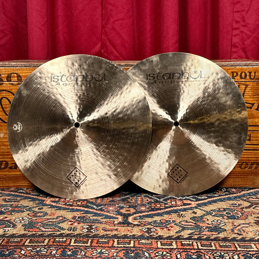 14" Istanbul Agop Traditional Jazz Hi-Hat Cymbal Pair 914g/1082g *Video Demo*